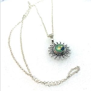 Necklace Sun handmade 12mm snap SN12
